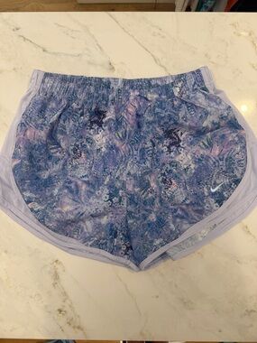 Nike Tempo Dri-Fit Lavender Floral Print Running Shorts
